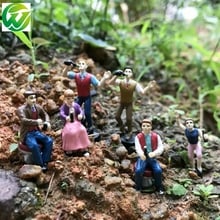 New Model 10pcs/lot 1/64 3cm Miniature Figures Architectural Model Human Scale HO Model ABS Plastic Peoples 2024 - buy cheap