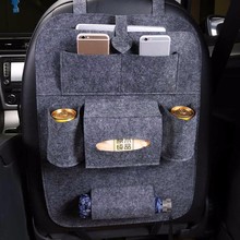 Car Organizer Back Seat Storage Bag Phone Pouch Tissue Box Cup Holder Car Styling Car Seat Organizer for Books Tablet Drinks Hot 2024 - buy cheap