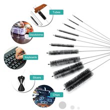 NHBR-Bottle Brush Bottle Cleaning Brushes Cleaning Brush Cleaner for Narrow Neck Bottles Cups with Hook Set of 10 pcs 2024 - buy cheap