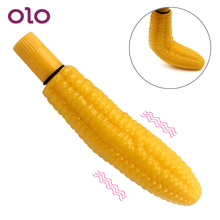 Olo, vibrador de milho, dildo real, sensação, forte vibração, silicone, ponto g, massageador, produto adulto, brinquedos sexuais para mulheres 2024 - compre barato