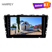 Harfey-espelho retrovisor para vw, android 8.1, 9 ", rádio com bluetooth, 3g, wi-fi, obd2, mirror link, 2015 p, swc, câmera de ré, 2024 - compre barato