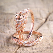 Women 1Pair Fashion Ring/Set Rose Gold Filled Wedding Engagement Alloy Ring for different occasion Drop Shipping 2024 - buy cheap