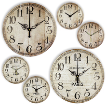 Antique Brief Large Wall Clocks Vintage Silent Design Durable Kitchen Office Living Room Decorative Home Decor Clock Wall Watch 2024 - buy cheap