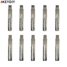 5/15/50pcs Uncut Metal NO. 24 2 in 1 LiShi Scale Blank Car Key KD-X2/KD900 Remote Blade NE66 With Tick Marks for Volvo S80 2024 - buy cheap