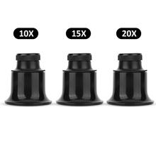 10X /15X/20X Eye Magnifier Loupe Magnifying Quality Double Glass Lens Watch Jewelry Repair Process Tool for Watchmaker/Jeweler 2024 - buy cheap