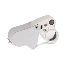 60X 30X LED Light  Portable Clip Mini Magnifier Mini Pocket High Clear LED Microscope Magnifying Glass 2024 - buy cheap
