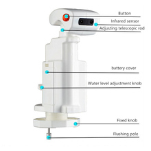 Válvula de descarga com sensor infravermelho, válvula de descarga inteligente com sensor automático de toalete, banheiro 2024 - compre barato