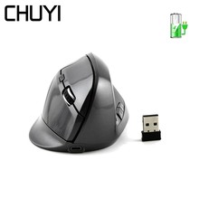 Wireless Mouse Ergonomic Vertical Rechargeable 6 Buttons USB Computer Gamer 1600 DPI Optical Mouse For Desktop Laptop 2024 - buy cheap
