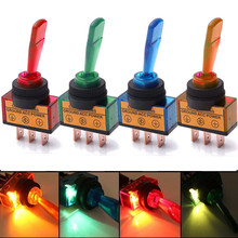 12V 20A Car Auto Bulb Light Illuminated Flick SPST Toggle Rocker Switch Control ON/OFF Boat Dashboard Panel 2024 - buy cheap