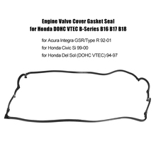 Уплотнительное уплотнение крышки клапана двигателя универсальное для Honda Civic Si Del Sol DOHC VTEC Acura Integra B-Series B16 B17 B18 новое поступление 2024 - купить недорого