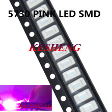 Chip SMD 5730 5630, diodo LED rosa de montaje en superficie, cuentas SMT, lámpara de diodo emisor de luz LED de alto brillo 800-1000tempo, 4000 Uds. 2024 - compra barato
