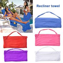 Portable Beach Towel Leisure Chair Supplies Swimming Pool Lounge Chair Cover Microfiber Pocket Quick Drying Recliner Beach Towel 2024 - buy cheap