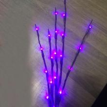 Decoration Lights Plastic Willow pcs IP42 LED Lighting Branch 3V Floral Christmas Indoor 20 Decoration Lights Home Party 2024 - buy cheap