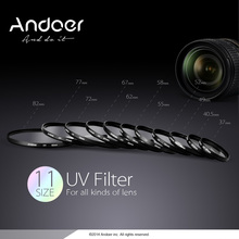 Andoer 82 мм фильтр для объектива УФ ультрафиолетовый фильтр для Canon Nikon DSLR камеры защита объектива УФ-фильтр 2024 - купить недорого