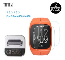 2Pack For Polar M430 M400 0.3mm 2.5D 9H Clear Tempered Glass Screen Protector GPS Smart Sports Watch Explosion-Proof LCD Film 2024 - buy cheap