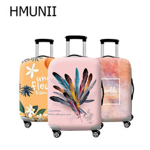 HMUNII Brand Fashion Travel Thicken Elastic Luggage Suitcase Protective Cover, Apply to 18-32inch Cases, Travel Accessories 2018 2024 - buy cheap