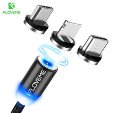 FLOVEME-cargador magnético Micro USB tipo C, Cable adaptador de carga para iPhone 11 Pro Max XR, Samsung 2024 - compra barato