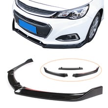 Malibu 2018 Front Bumper Lip Spoiler For Chevrolet Malibu 2012 2013 2014 2015 2016 2017 2018 3PCS Auto Car ABS Plastic Parts 2024 - buy cheap