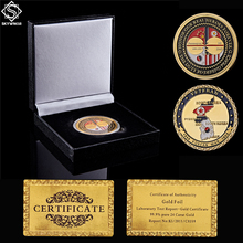 USA World Battle WWII Korean War veteran Gold Challenge Commemorative Coin W/ Luxury Box 2024 - buy cheap