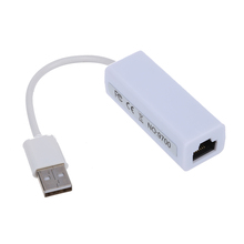 Ethernet 10/100 проводной сетевой USB адаптер для LAN RJ45 карты 2024 - купить недорого
