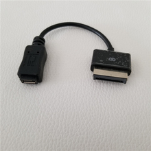 GT-102 Micro USB 5Pin to ASUS Flat 40Pin Adapter Data Extension Cable Black 10cm for Tablet 2024 - buy cheap