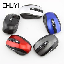 CHUYI Wireless Optical Mini Cute Mouse Computer PC Gaming Mause 5 Buttons 1600DPI Mice For Laptop Notebook Desktop 2024 - buy cheap