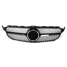 Diamond Grill Front Grille For W205 New C class C250 C300 C400 2015 2016 2017 2018 Fit For Mercedes Benz General Version Only 2024 - buy cheap