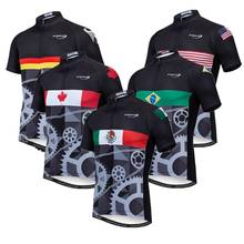 Weimostar USA Canada Team Cycling Jersey Summer 2021 Pro Bike mtb Bike Jersey Maillot Ciclismo Breathable Bicycle Jersey Shirt 2024 - buy cheap