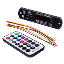 7-12V Car USB Bluetooth MP3 WMA FM AUX Decoder Board Audio Module Support TF SD Card Decoder Board Car Remote Controller 2024 - buy cheap