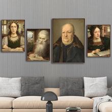 Home Decoration Print Canvas Wall Art Poster  Pictures  Oil Unframde Drawings Paitings Edmond Van Hove Portait 2024 - buy cheap