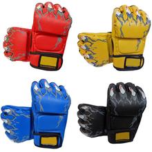 2018 Новое поступление полуперчатки боксёрские перчатки для спарринга Kick UFC перчатки для бокса Тренировочный Набор ММА бокса песочницы перчатки 2024 - купить недорого