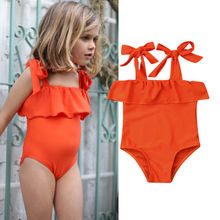 Conjunto de Bikini para niños recién nacidos, traje de baño para niñas de 6 a 5 años, ropa de playa 2024 - compra barato