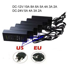 AC100-245V To DC 12V/24V 2A -10A Power Supply Adapter Driver Switch For strip 2024 - buy cheap