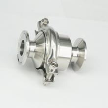 Fit 25mm 1" Pipe OD x 1.5" Tri Clamp Ferrule OD 50.5mm 304 Stainless Sanitary Check Valve One Way Non-return Brew Wine Beer 2024 - buy cheap