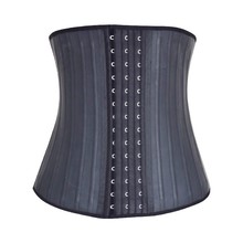 latex waist trainer body shapewear Women 25 steel bone corsets and bustiers fitness Binders Shaper slimming corset waist Cincher 2024 - buy cheap