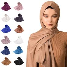 Trendy Women Muslim Hijab Scarf Hijabs Scarves Islamic Shawls Soild Headscarf For Women Headwrap Headscarf Shawls Plain Stole 2024 - buy cheap