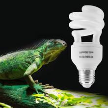 Компактная спиральная энергосберегающая лампа UVB5.0 13 Вт, уфв лампа для рептилий для тропических лесов типа 110 В, высокая выходная мощность UVB 2024 - купить недорого