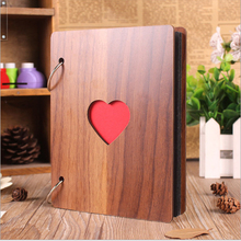 Fashion 6 Inch Wooden Cover Diy Photo Album Baby Growth Memory Albums Life Photo Embossed Book Wedding Photo Collection Gift 2024 - buy cheap