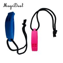 MagiDeal Safety Whistle & Lanyard for Scuba Diving Boating Hiking Camping Travel Outdoor Sports 2024 - buy cheap