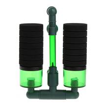 Aquarium Fish Tank Biochemical Sponge Filter Air Pump Double Head With Suction Cup 2024 - buy cheap