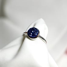 Кольцо из стерлингового серебра 925 пробы, регулируемое кольцо с кианитом 2024 - купить недорого