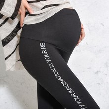 Зимняя хлопковая одежда для увеличения роста легинсы для беременных поддерживающие живот штаны Корейская одежда брюки комбинезон для беременных женщин 2019 2024 - купить недорого