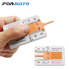 FORAUTO Car Tyre Tread Depth Gauge Tire Scale Vernier Depth Caliper 0-20mm For Auto Motorcycle Tester Meter Truck Tire 2024 - buy cheap