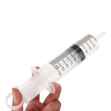 1 pc grande seringa de medição 100ml plástico transparente seringa com cobertura de medição de nutrientes hidroponia 2024 - compre barato