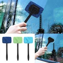 Vodool microfibra auto limpador de janelas pára-brisa rápido fácil brilho escova prática ferramenta de limpeza lavável de qualidade escovas de limpeza 2024 - compre barato