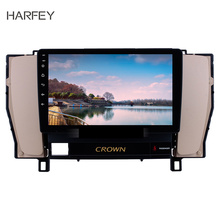 Harfey GPS HD Touchscreen radio 9" Android 8.1 For Toyota old crown 2010-2014 left driver hand DVR OBD II USB Rear camera SWC 2024 - buy cheap