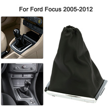 PU leather Gear Stick Shift Lever Cover Shift Shifter Knob Cover Boot Gaiter for Ford Focus 2005-2012 2024 - buy cheap