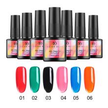 Esmalte em gel transparente com 8ml, esmalte em gel uv para arte em unhas semipermanente com led uv e cor de doce 2024 - compre barato