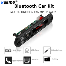 KEBIDU Car Bluetooth Mp3 Player Handsfree FM Radio Decoder Board Wireless TF USB Record Recording WMA/WAV for Speaker Car Kit 2024 - buy cheap