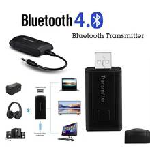 Передатчик Eas tV ita Bluetooth V4 беспроводной A2DP 3,5 мм стерео аудио музыкальный адаптер ключ аудио приемник для ПК ТВ наушников r32 2024 - купить недорого